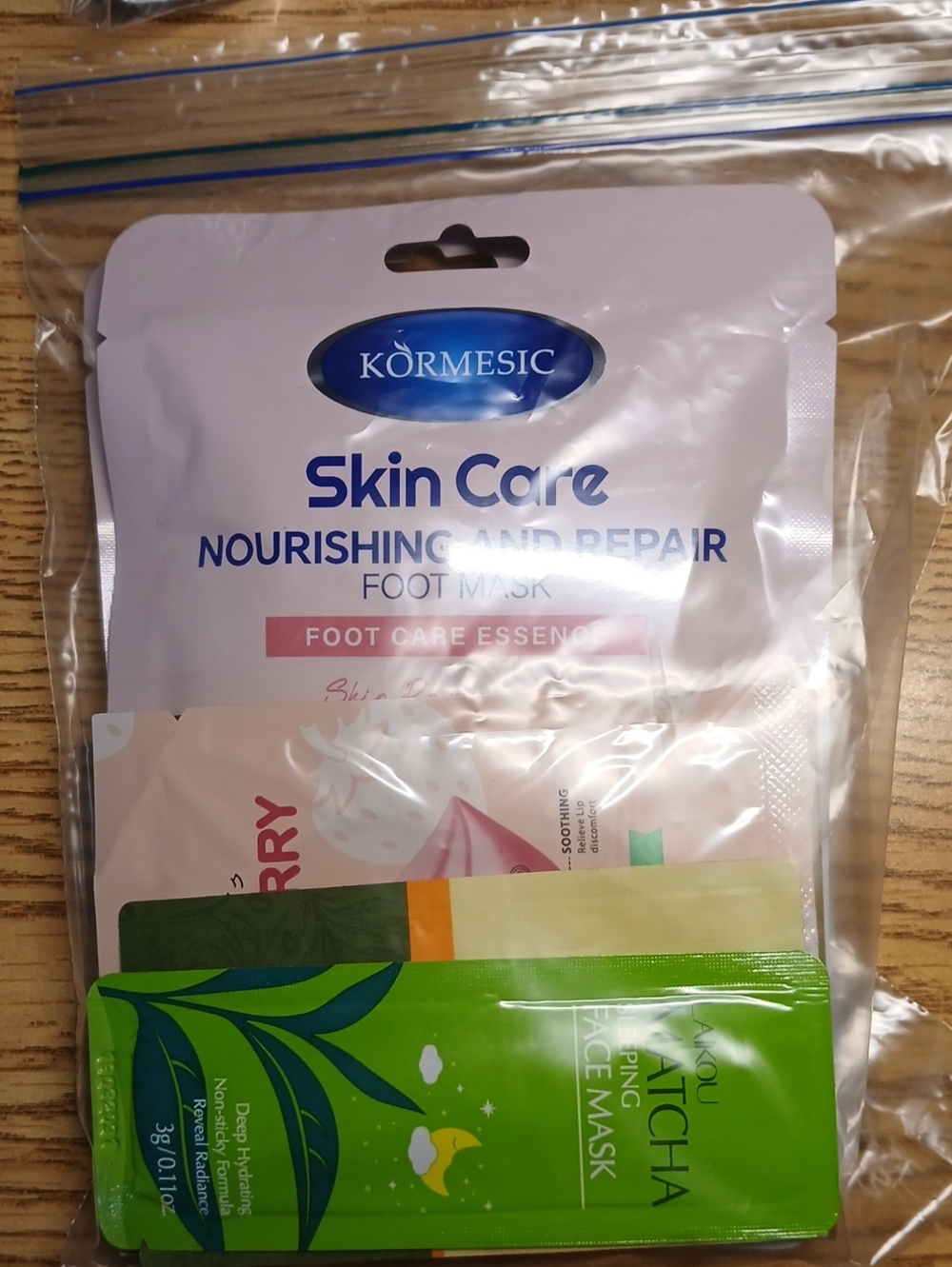 NWOT 7PC Mask Bundle 2 CHOICES Foot/Hand/Lip/Eye/Hair/Sleep/Spa Headband